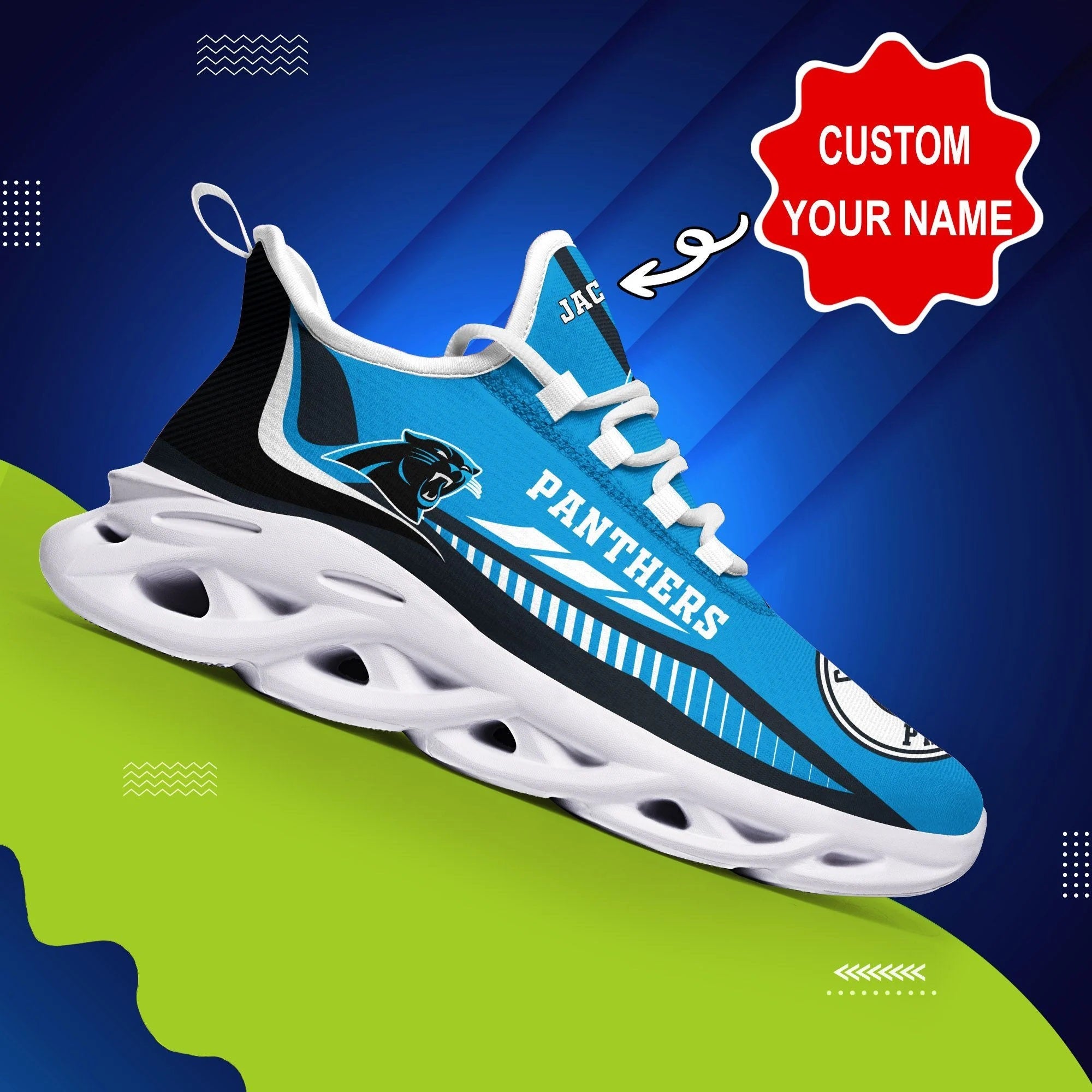 Carolina Panthers Casual Air Max Running Shoes