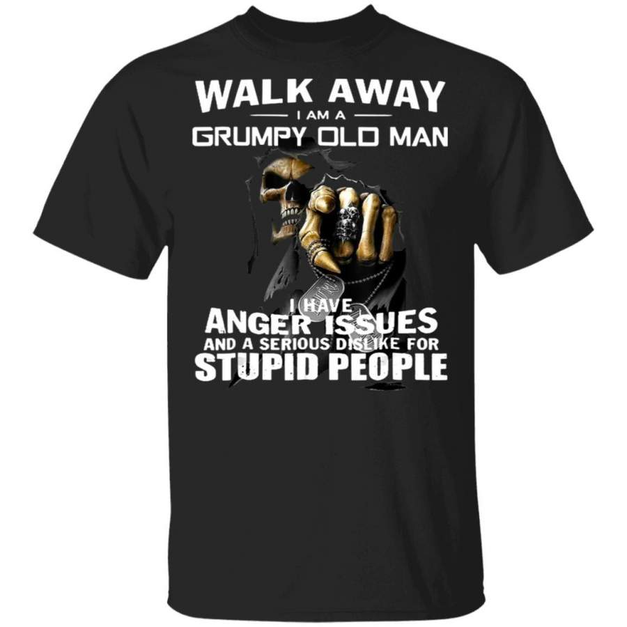 Walk Away I Am Grumpy Old Man Coffee Mug Unisex Men Women Tshirt