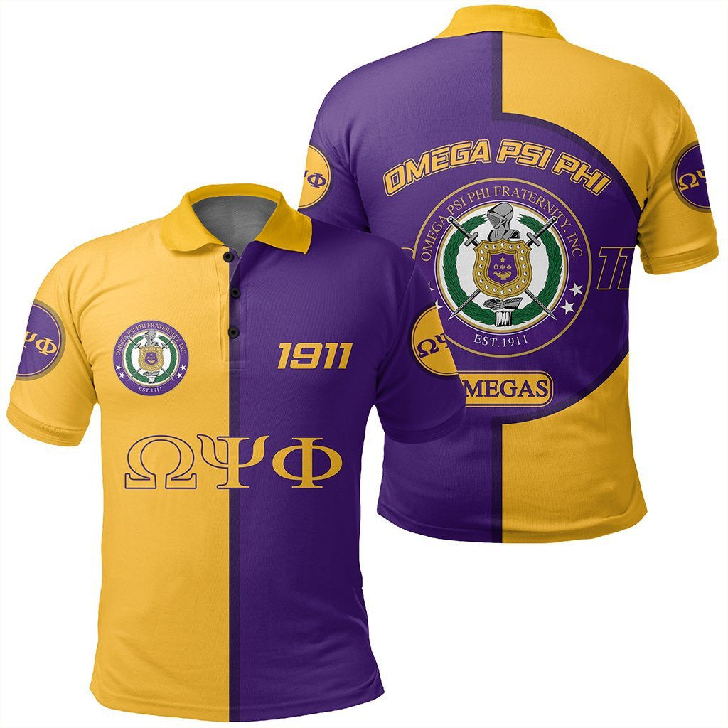 Fraternity Polo – Omega Psi Phi Polo Shirt – Cycle Style