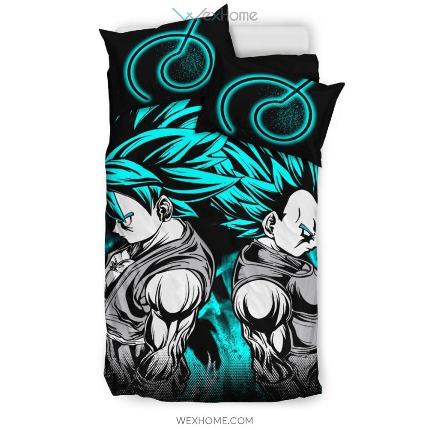 Goku And Vegeta Bedding Set – Duvet Cover And Pillowcase Set – Unique Design Amazing Gift