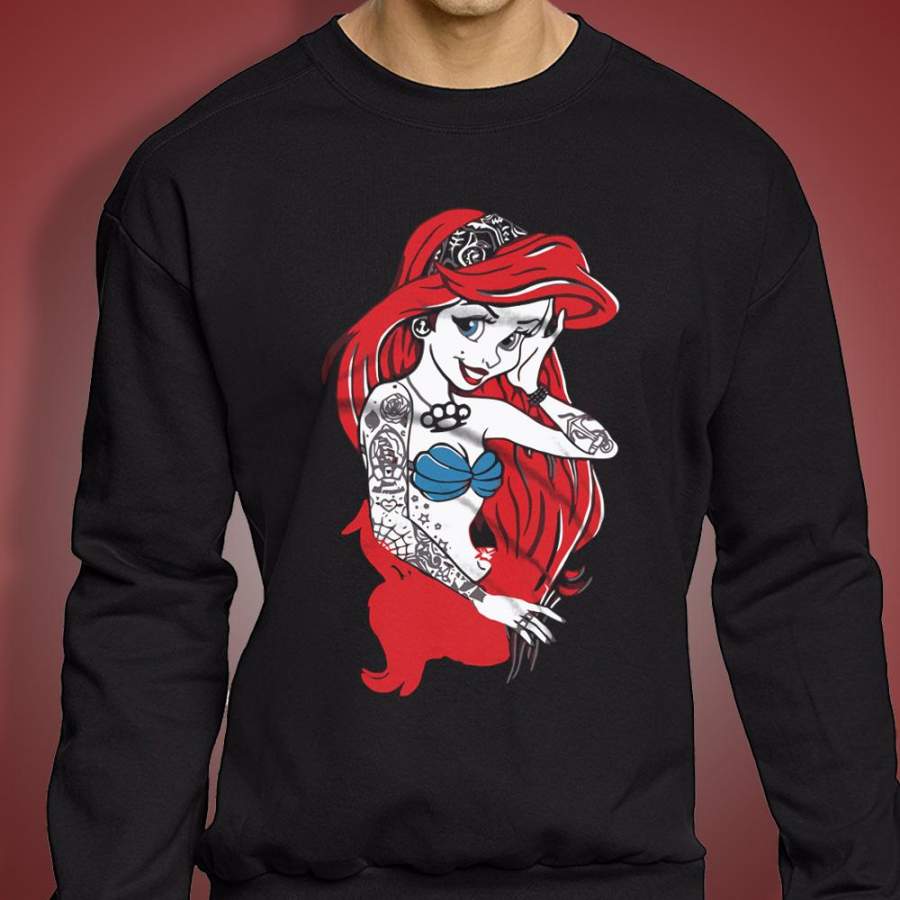 Ariel The Little Mermaid Punk Rock Men’S Sweatshirt