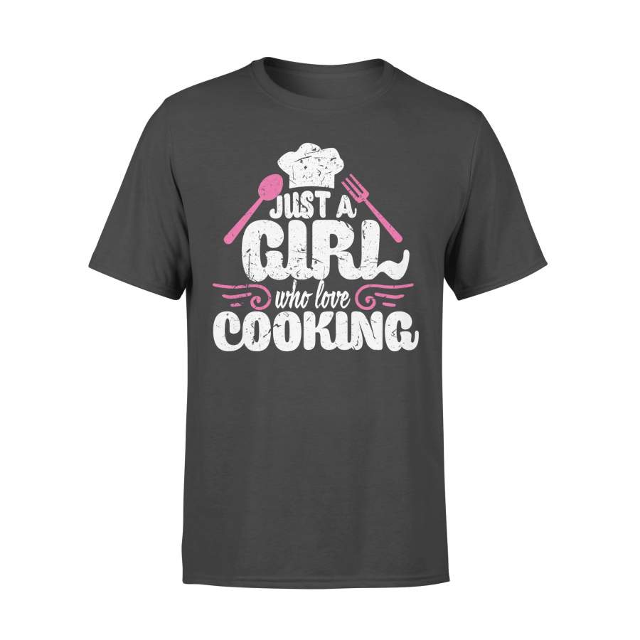 Dngfashion ‘s Just A Girl Who Love Cooking Cute Shirt – Standard T-shirt