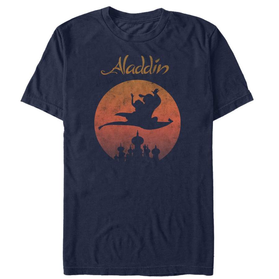 Aladdin Men’s Magic Carpet Ride Wave  T Shirt