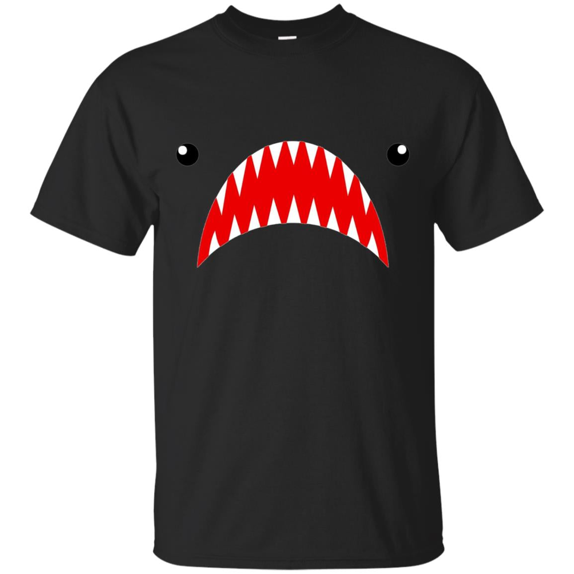 Shark Face Teeth T Shirt for the Week, Men, Women, Kids