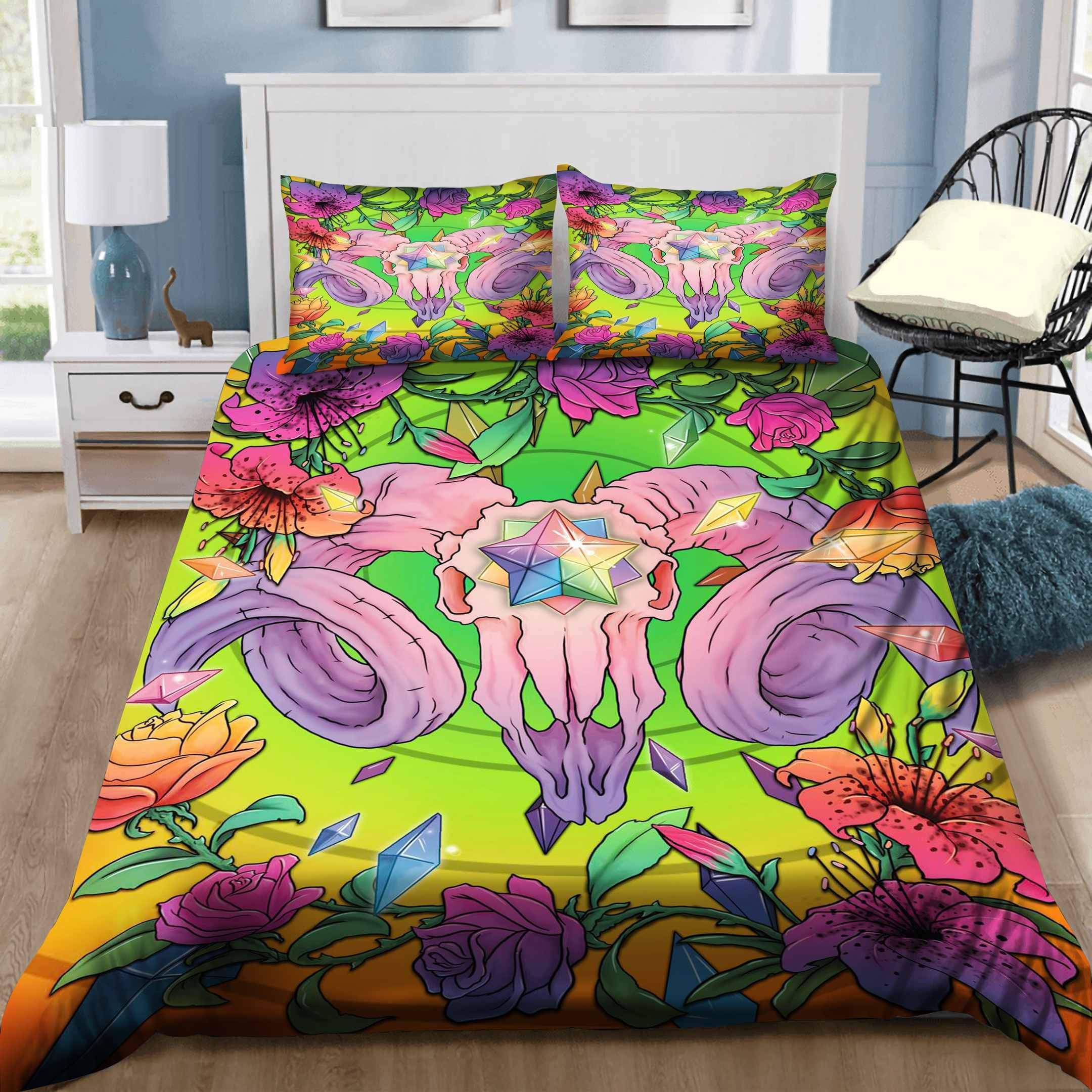 The Boho And Flower Bedding Sets