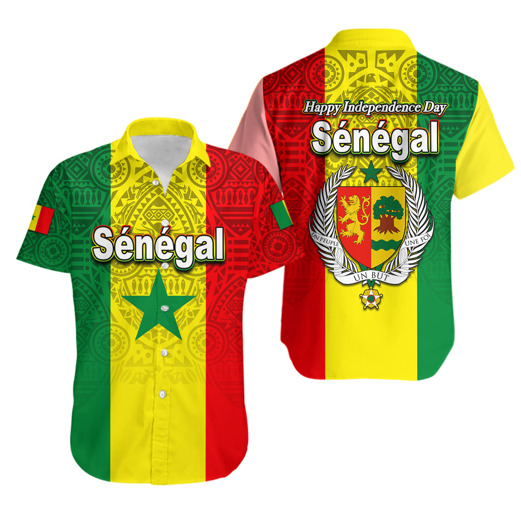 Senegal Independence Day Hawaiian Shirt African Pattens Lt6