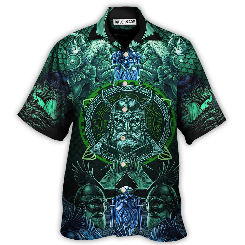 Viking See You In Valhalla – Hawaiian Shirt  – Owl Ohh