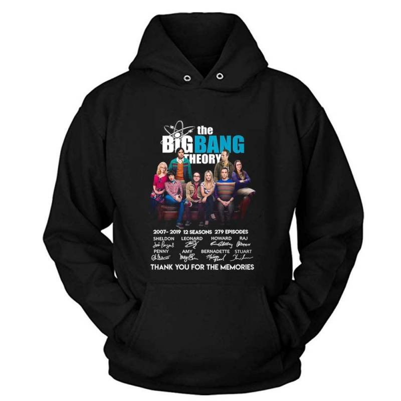 The Big Bang Theory All Cast Signed Thank You For The T-shirt Hoodie