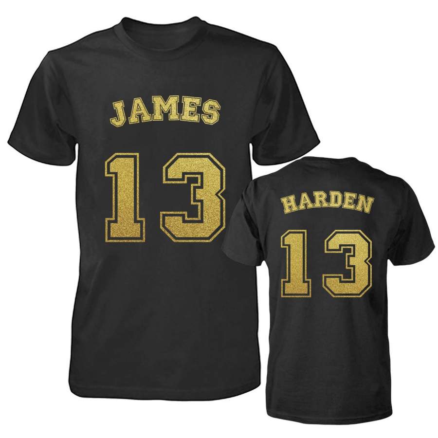 Houston Rockets James Harden Basketball Jersey Mens T-shirt Short Sleeve S-3XL