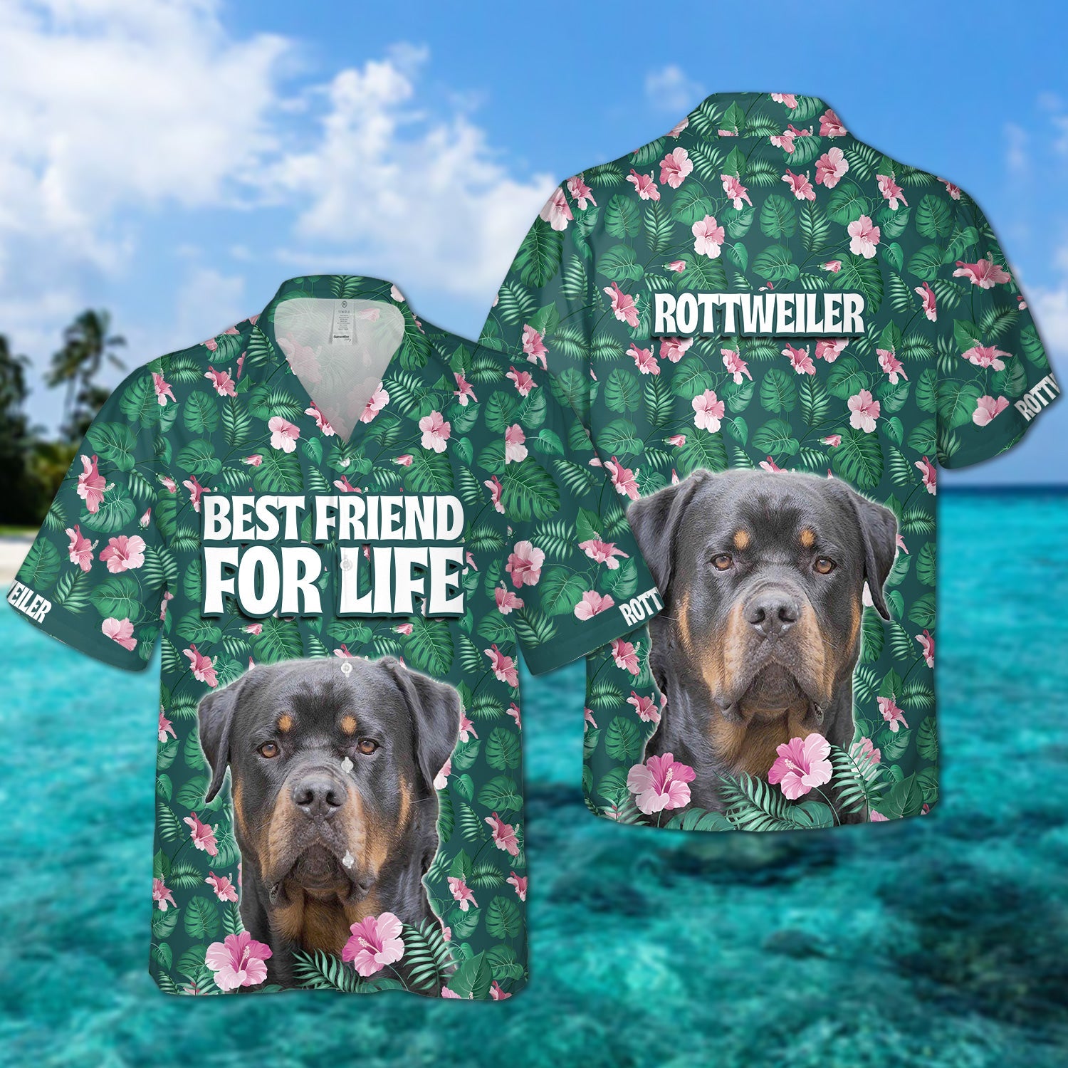 Rottweiler Best Friend Hawaii Hawaii Shirt Ha7585