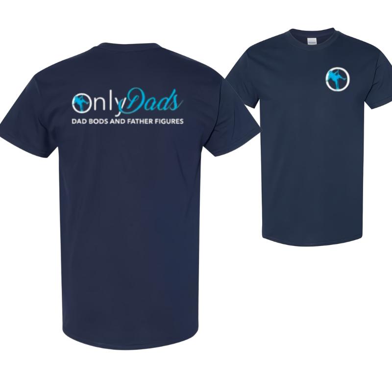Only Dads T-Shirt, Dad Bods and Father Figures Graphic, Funny Design, Gift for Fathers – Tops, Menswear, Streetwear