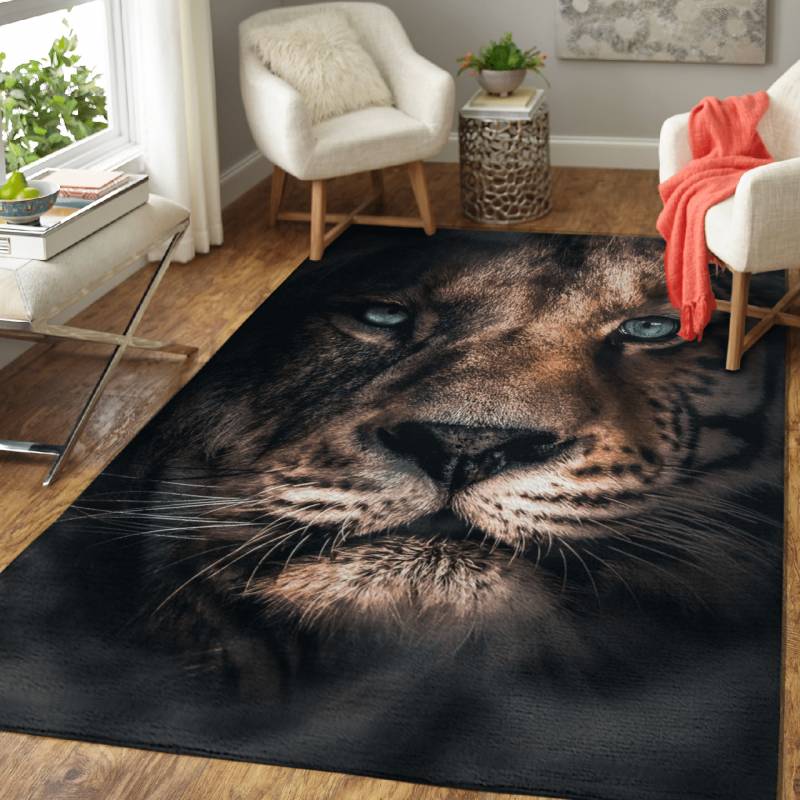 The Lion Tiger – Animals Area Rug Carpet