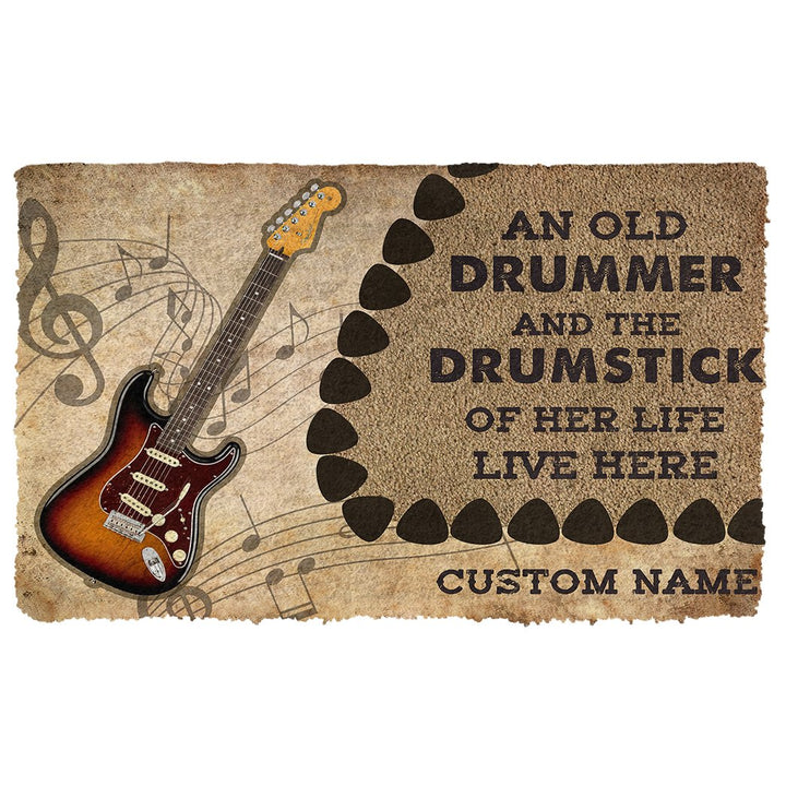 Waybackapparel Archtop Guitars Guitars An Old Guitarist Custom 3D Doormat