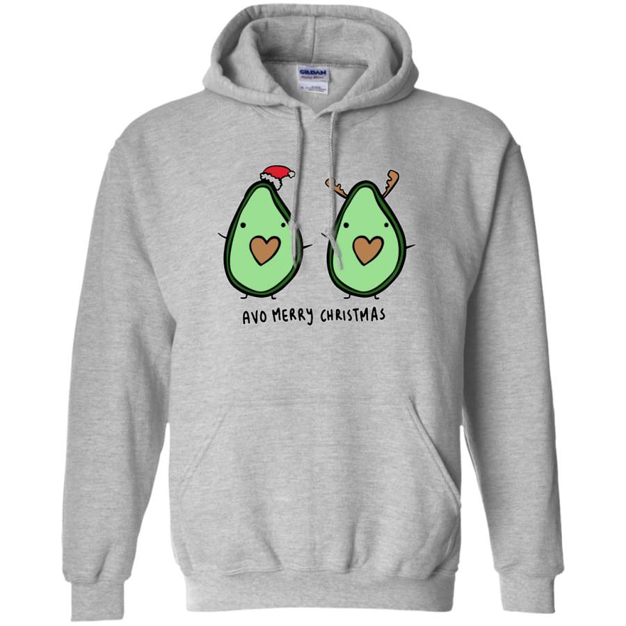 AGR Avo Merry Christmas! [Avocado] Gildan Pullover Hoodie