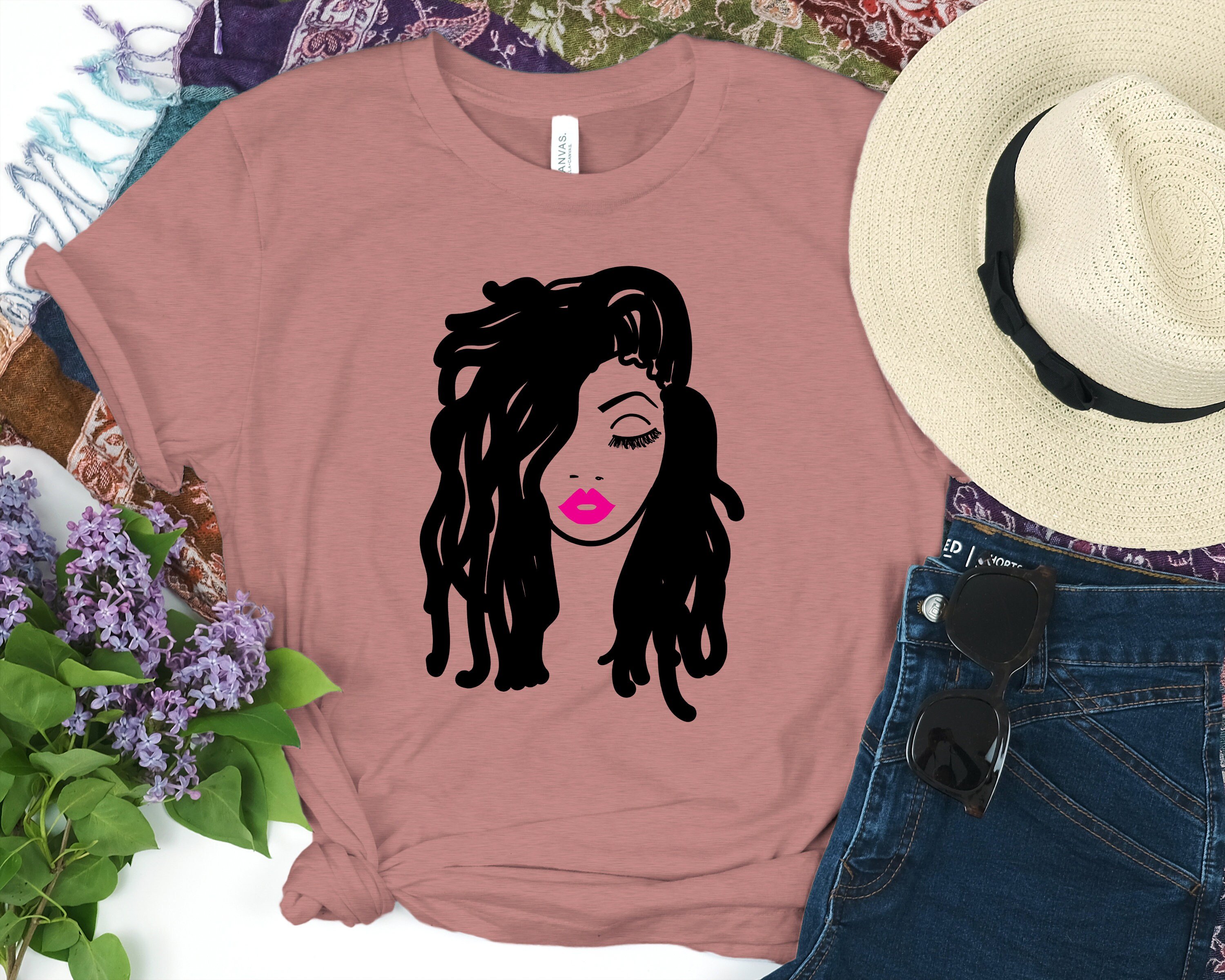 Strong Black Woman With Dreadlocks Shirt,Black History Month Shirt,African American Shirt,Black Power Shirt,Black Lives Matter Shirts