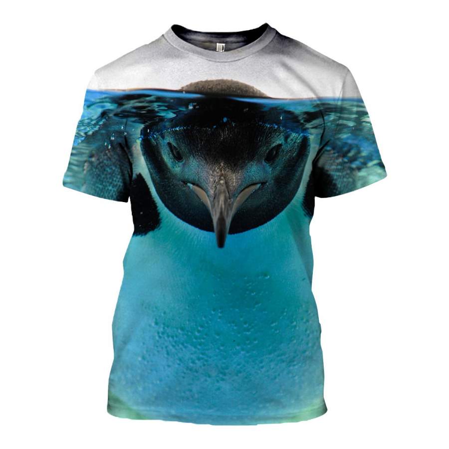 3D All Over Printed Penguin T Shirt Hoodie 151203