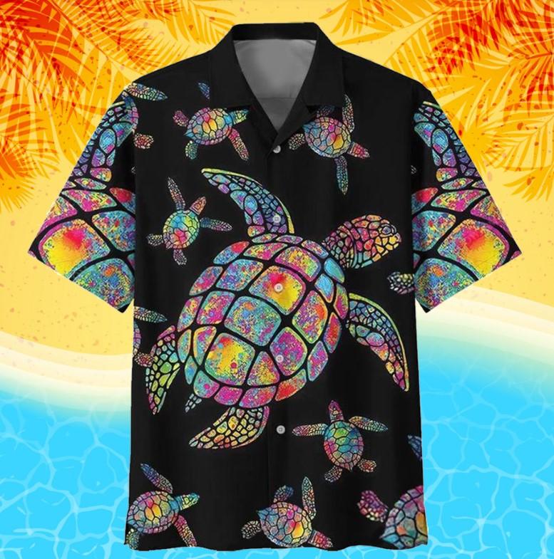 Hippie Turtle Love Ocean Hawaii Shirt For Men Women Adult Ha56498