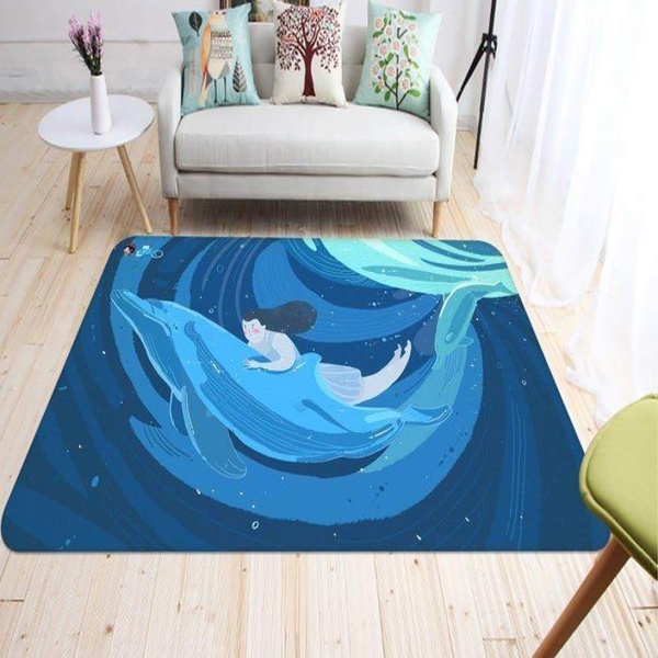 Blue Dolphin Rug RCDD81F44444