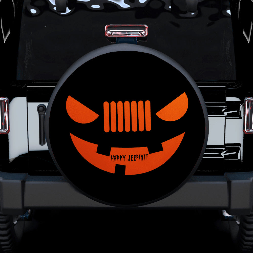 Happy Jeepinit Halloween Jeep Car Spare Tire Covers Gift For Campers