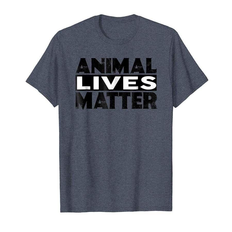 ANIMAL LIVES MATTER Rights Vegan Vegetarian T-Shirt