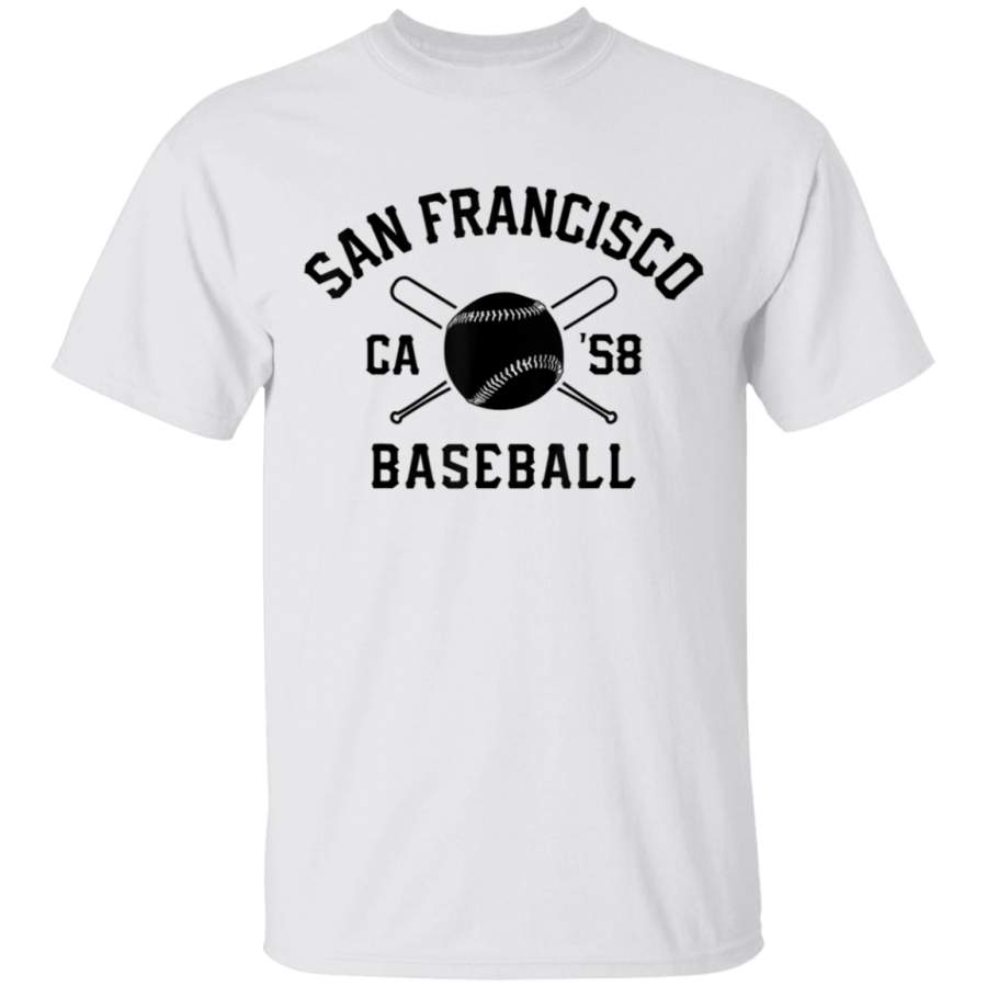 Design_San Francisco Baseball Vintage SF The City Cali Retro Gift TShirt