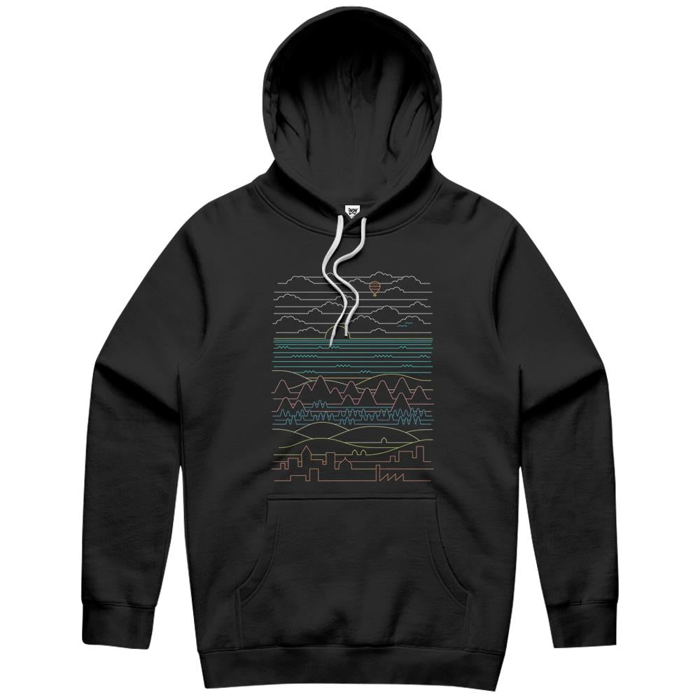 Linear Landscape Hoodie