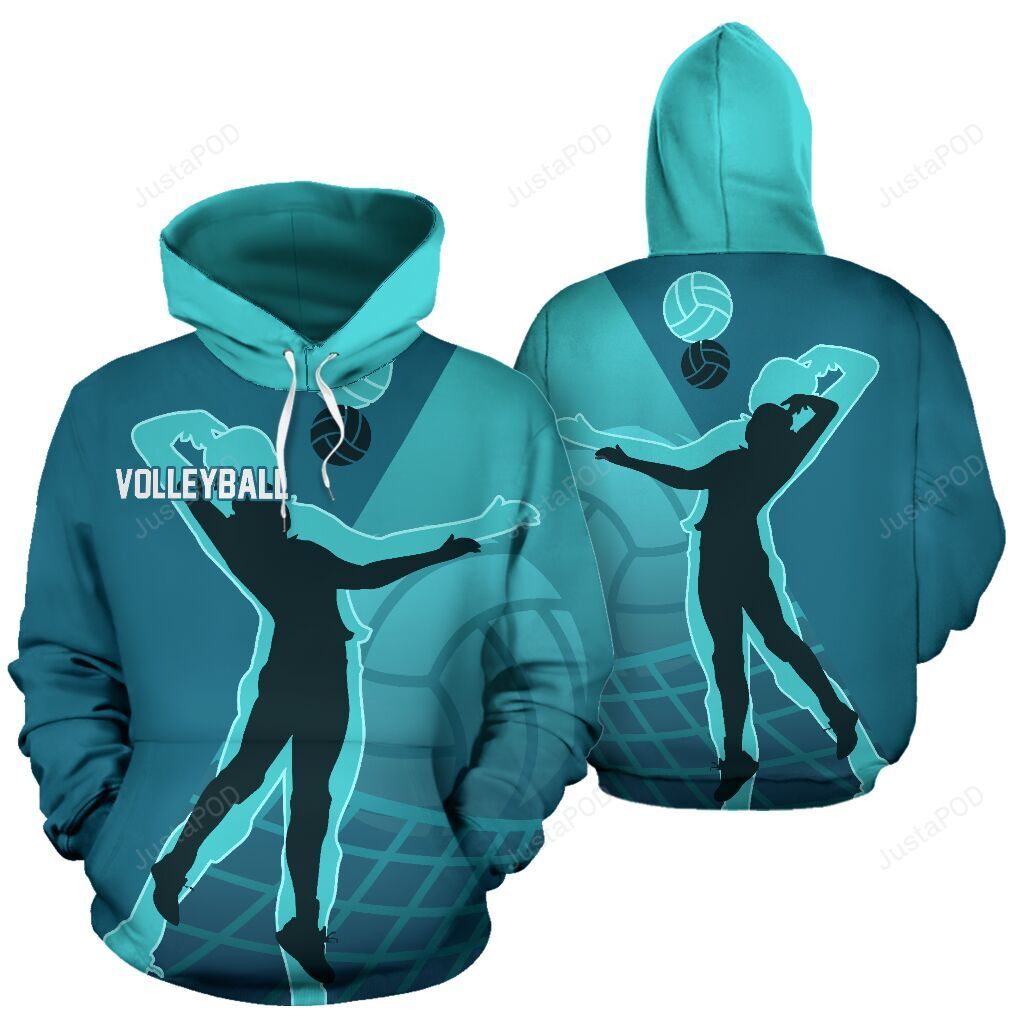 Volleyball 3D All Over Print Hoodie, Zip-Up Hoodie