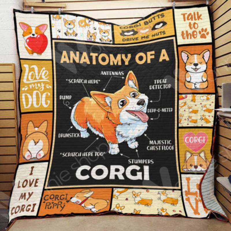 Corgi Dog Blanket NOV3002 81O43