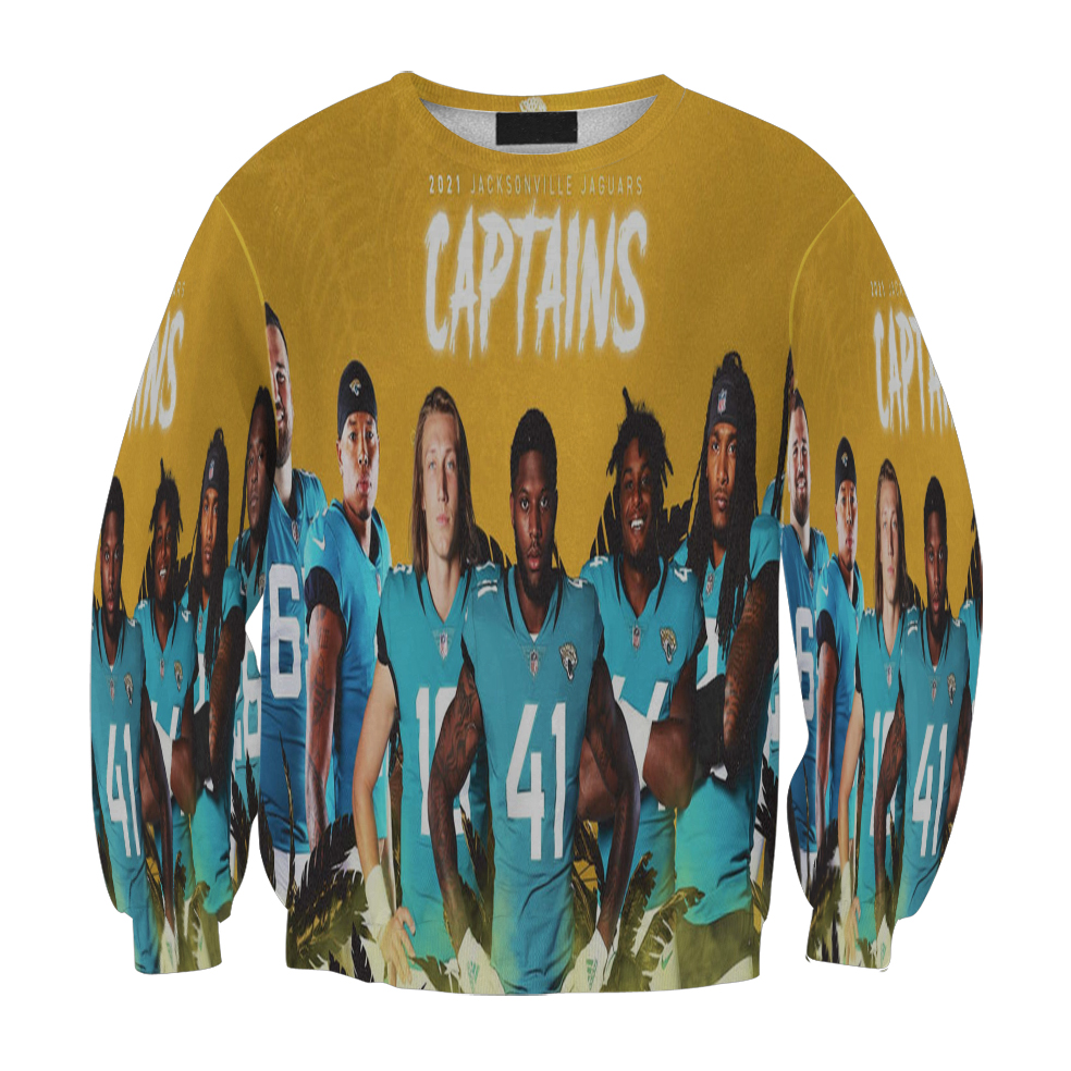 Jacksonville Jaguars Team 2021 Captains Gift For Fan 3D Full Printing Sweatshirt