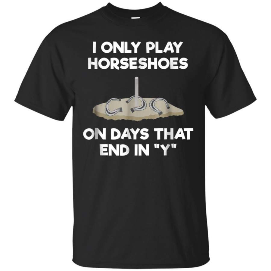 AGR Horseshoes Game Tshirt  Funny Horseshoes Player Days Jaq T-shirt