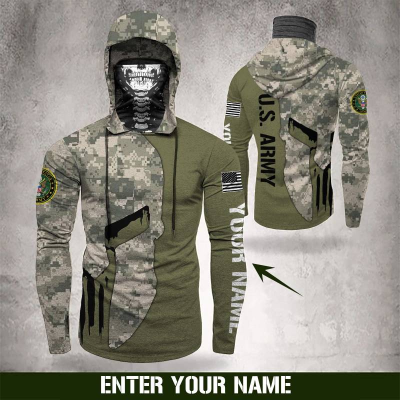 United States ARMY 3d All Over Hoodie Bandana CUSTOMIZED – TBD172008HD04 – USARMY