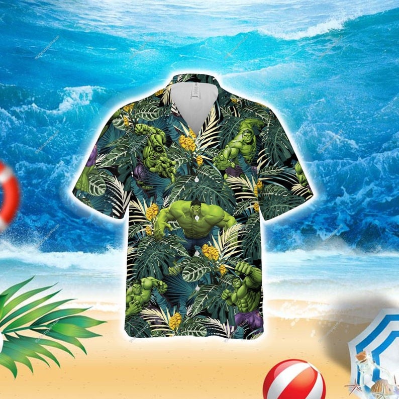 The Incredible Hulk Tropical Forest All Over Print Hawaii Shirt Ha52775