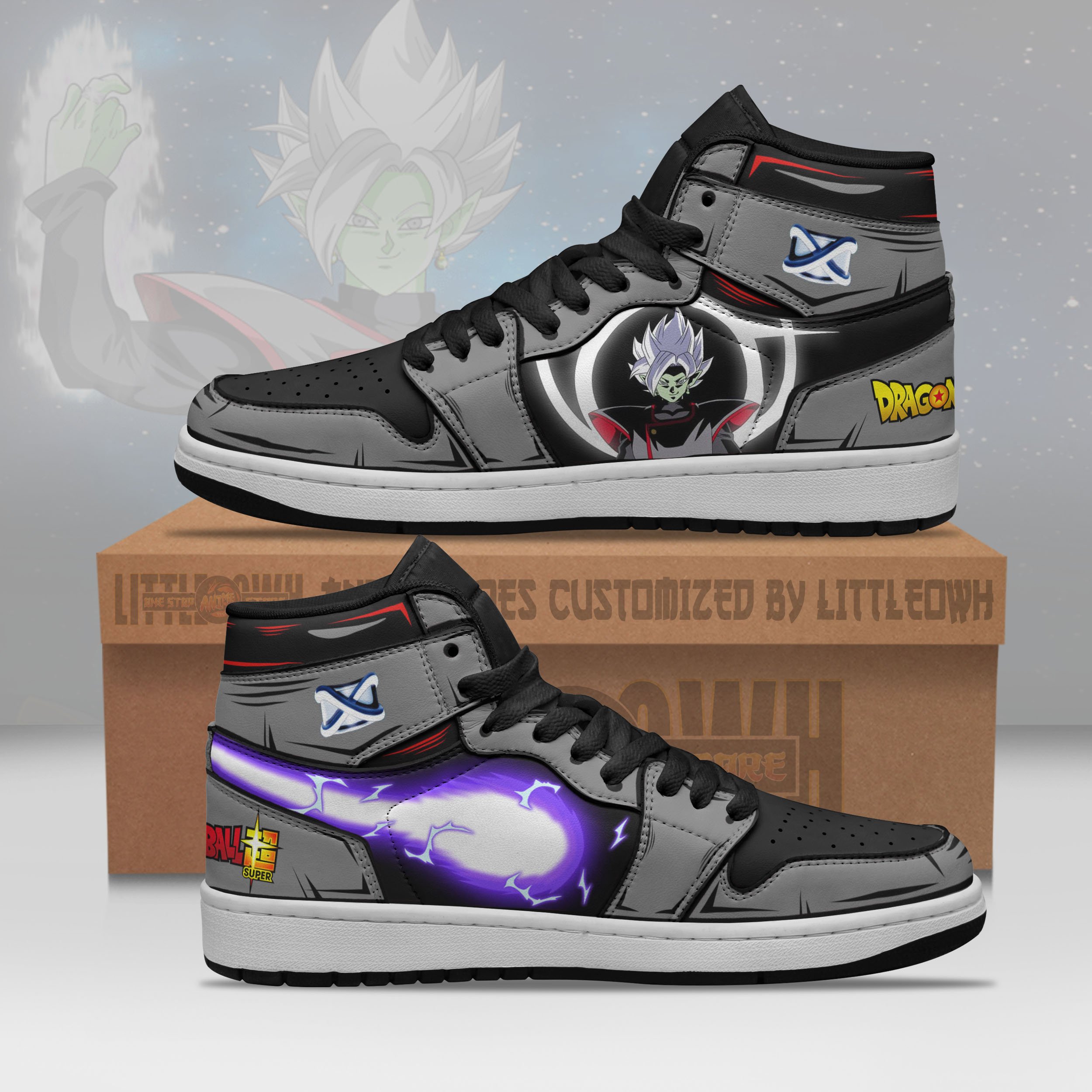 Zamasu Fusionado Jd Sneakers Custom Dragon Ball Anime Shoes