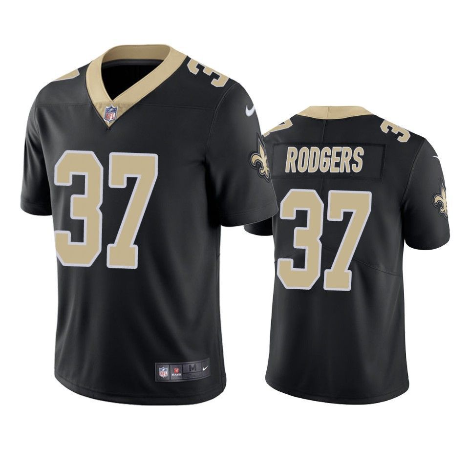 New Orleans Saints Jacquizz Rodgers Vapor Untouchable Limited Black Mens Jersey