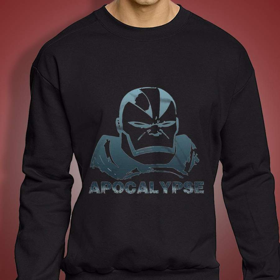 X Men Apocalypse Head Blue Men’S Sweatshirt