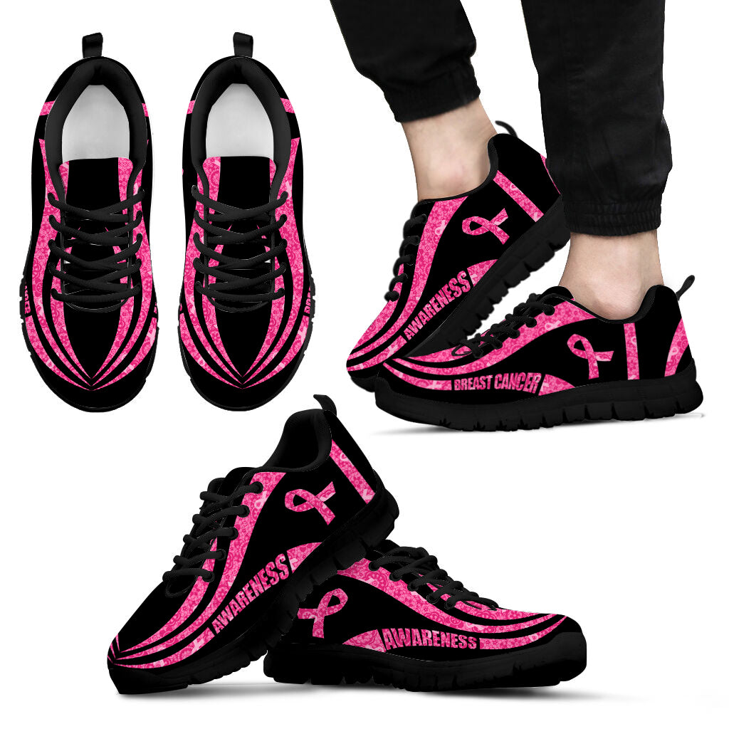 Breast Cancer Awareness Shoes Holowave Sneaker Walking Shoes – Best Shoes For Men And Women