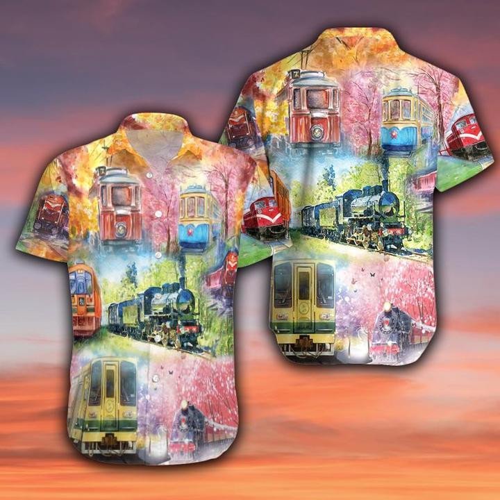 Take A Train Pink Hawaii Shirt Unisex Adult Ha35964