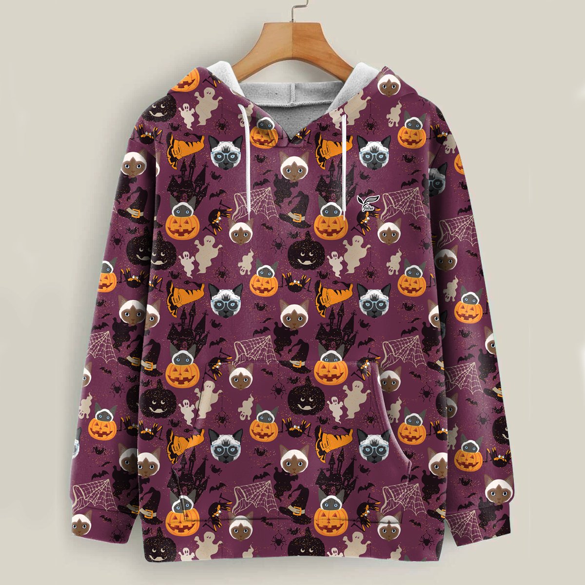 I’M A Haunt Mess – Siamese Cat Halloween Hoodie