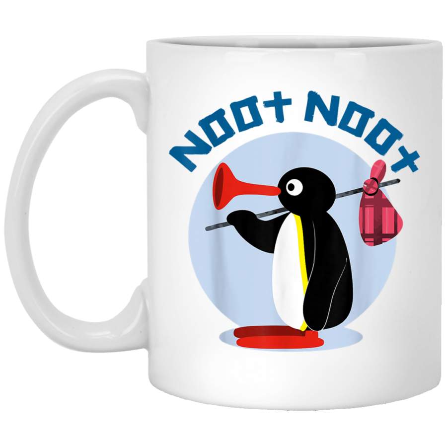 Pingu penguin Noot noot noot halloween costume White Mug