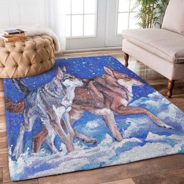 Wolf 27 Area Rug Living Room Rug Home Decor Floor Decor VH3