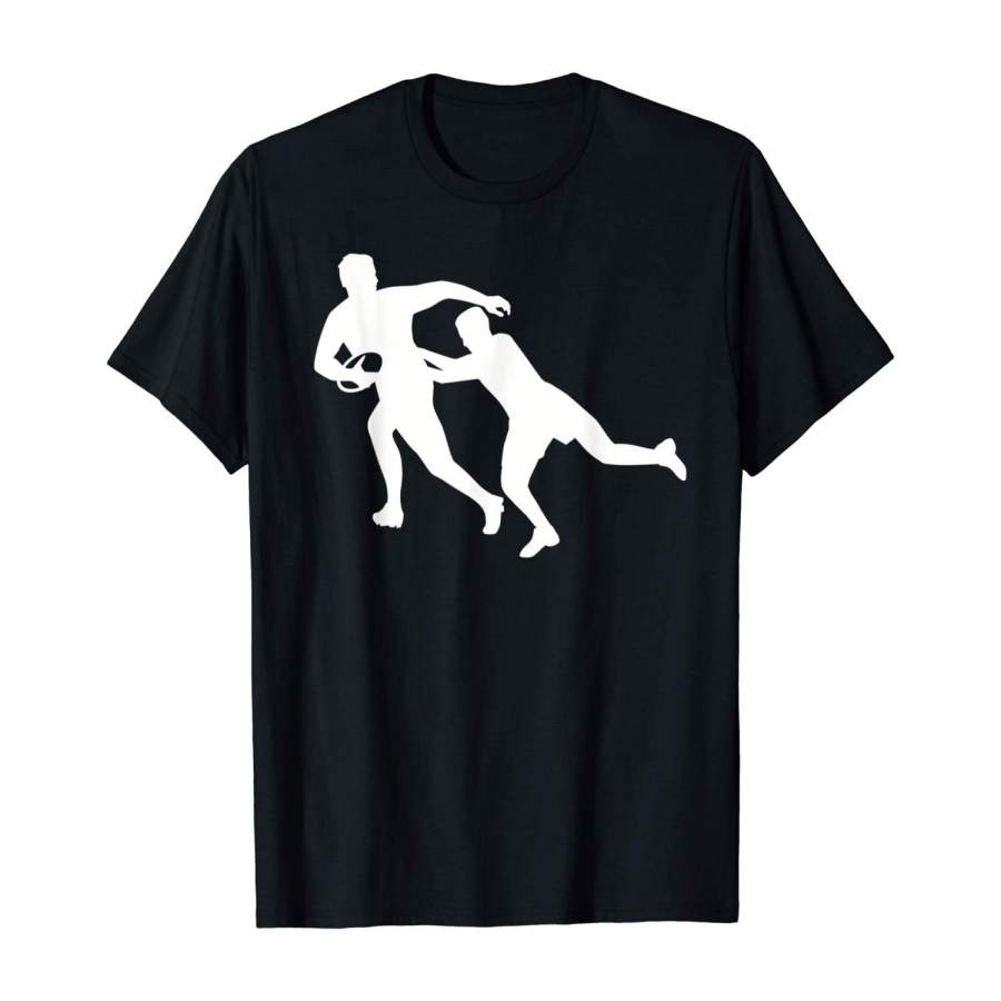 Rugby Players T-Shirt Mens Short Sleeve Sports T Shirt