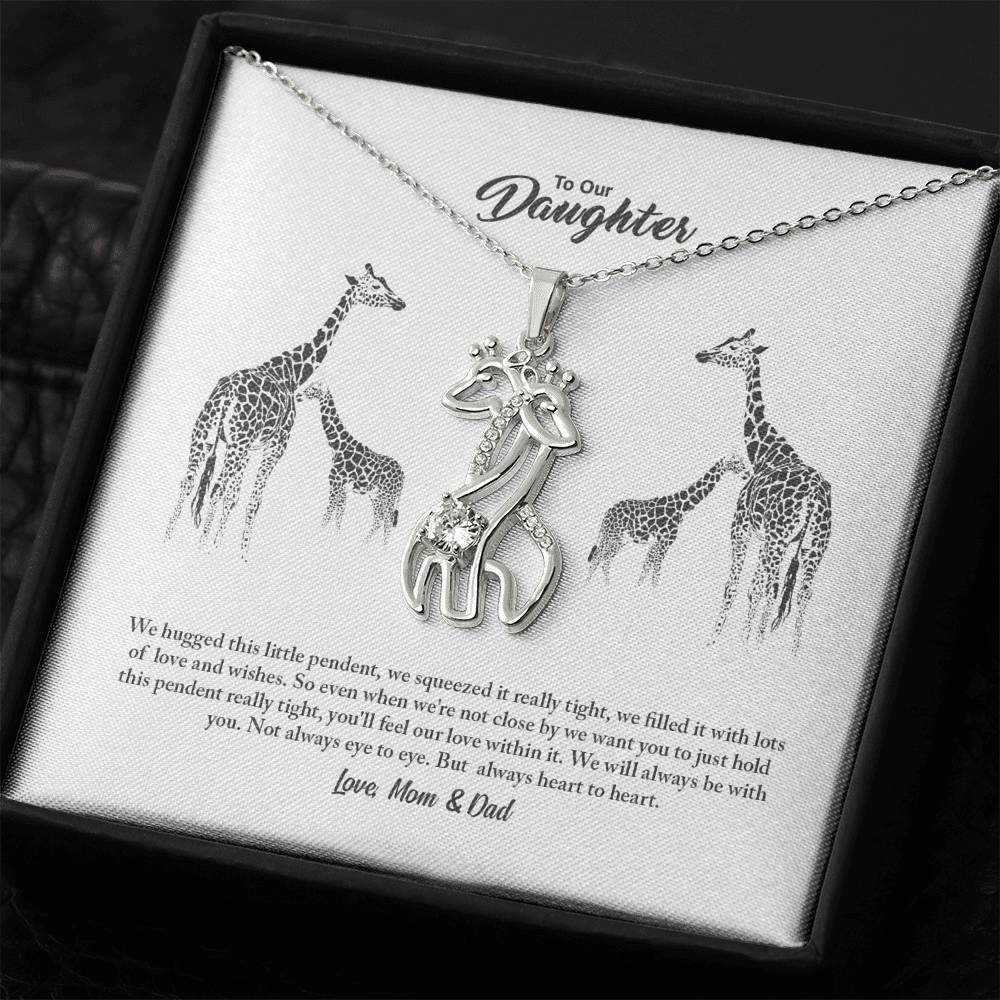 To Our Daughter – Graceful Love Giraffe – Necklace