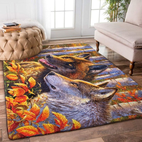 Wolf 13 Area Rug Living Room Rug Home Decor Floor Decor VH3