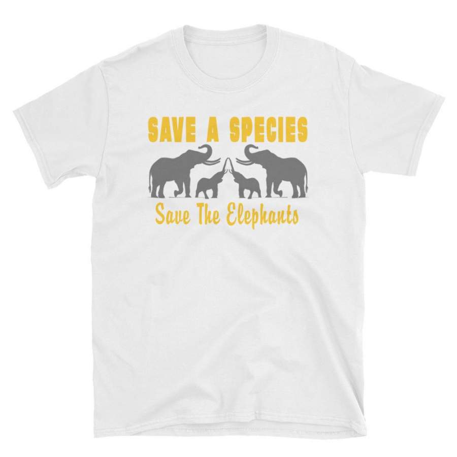 Save a Species! Save the Elephants! Lucky T-Shirt