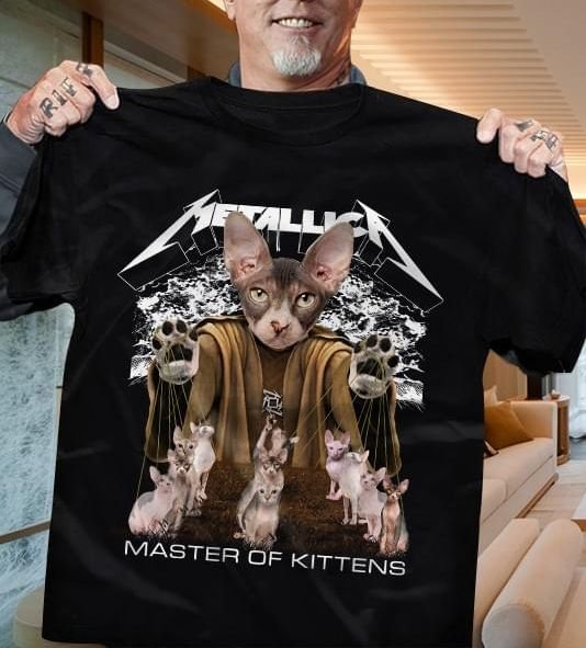 Cats Metallic Master Of Kittens T Shirt Hoodie Sweater