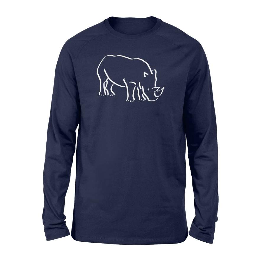 Rhino Rhinoceros Safari Animal – Standard Long Sleeve