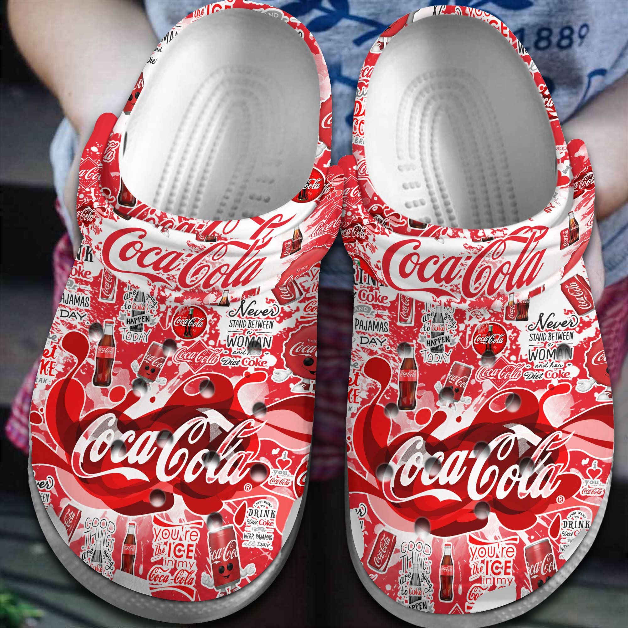 Cocacola Drink Crocs Crocband Clogs Shoes Comfortable For Men Women and Kids 2