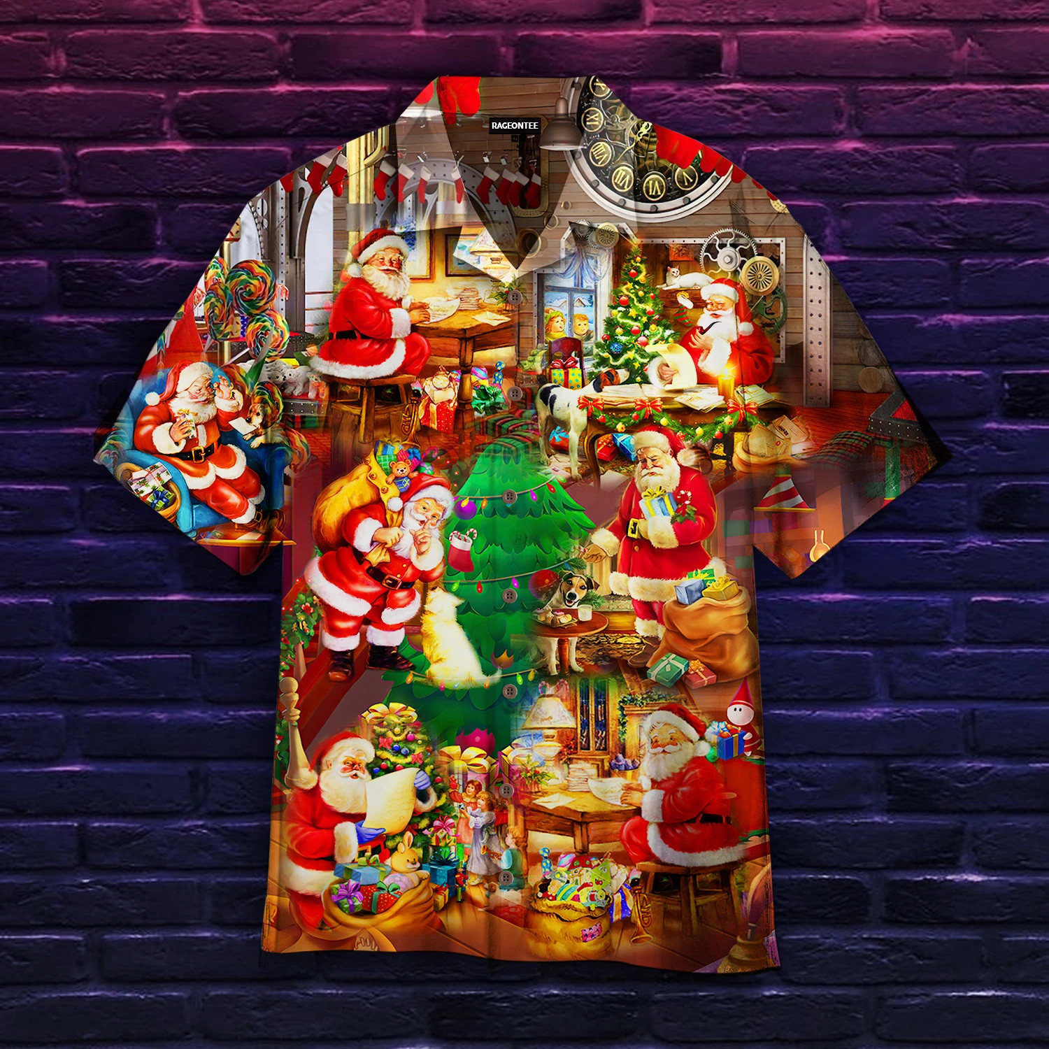 Santas Workshop Is Real Hawaii Shirt Unisex Adult Ha5605