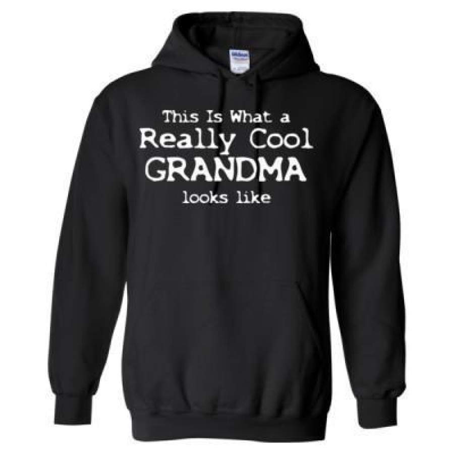 AGR This Is What A Really Cool Grandma Look Like – Heavy Blend™ Hooded Sweatshirt