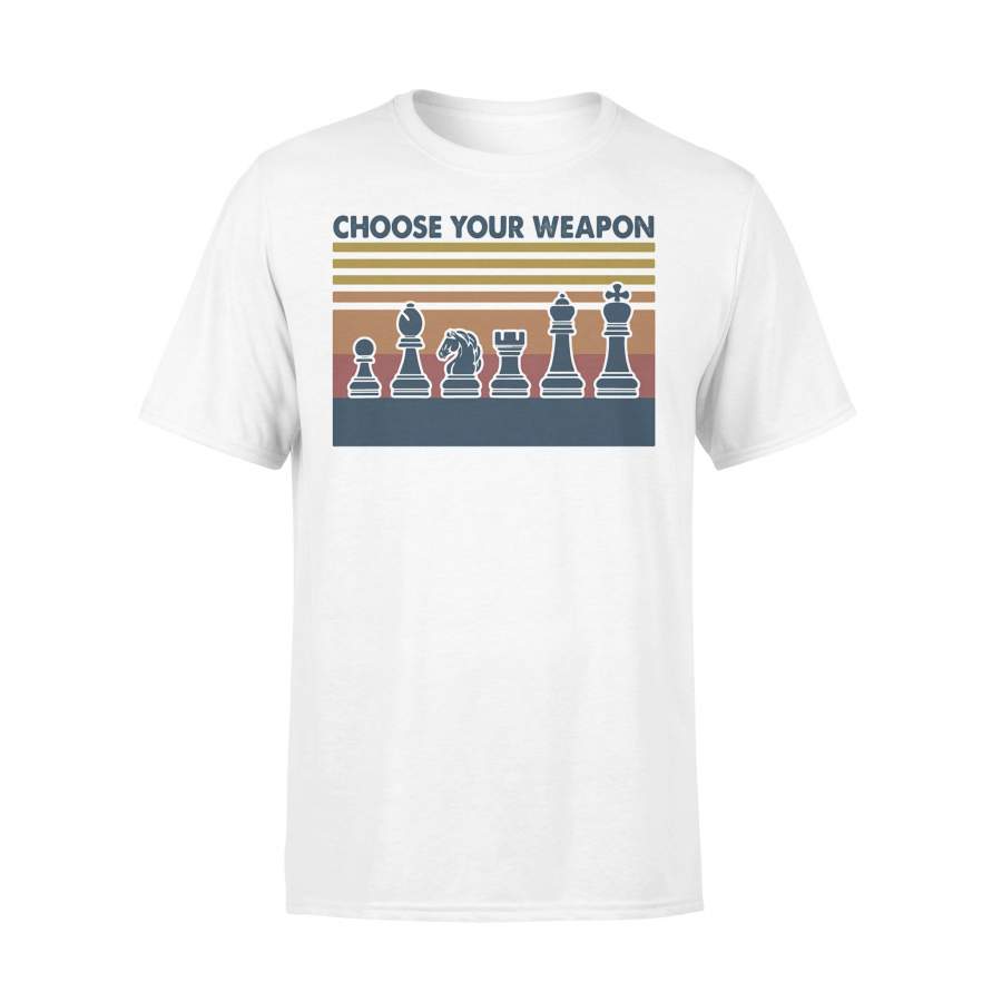 Chess Choose Your Weapon Vintage T-shirt